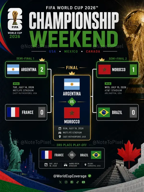 World Cup 2026 Bracket Graphics