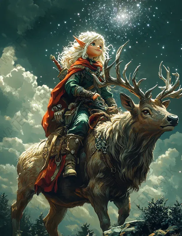 Magic Enchanted Medieval Forest Wall Art