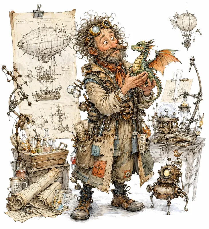 Whimsical Storybook Character Portraits