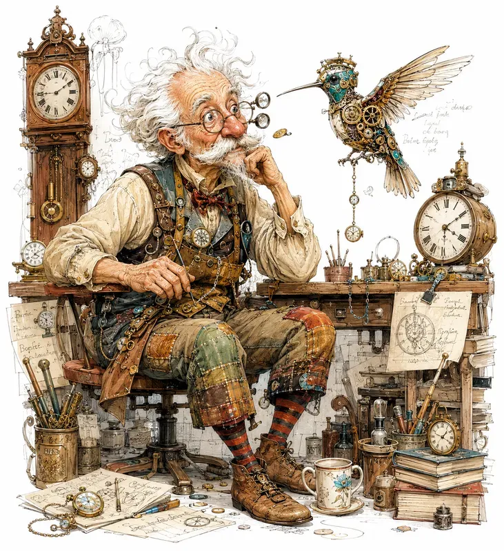 Whimsical Storybook Character Portraits