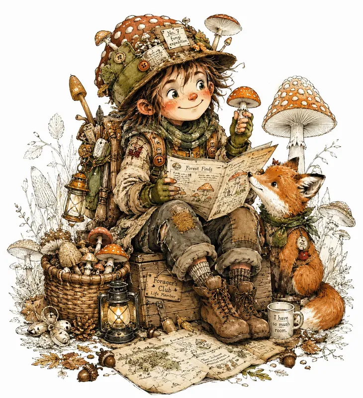 Whimsical Storybook Character Portraits