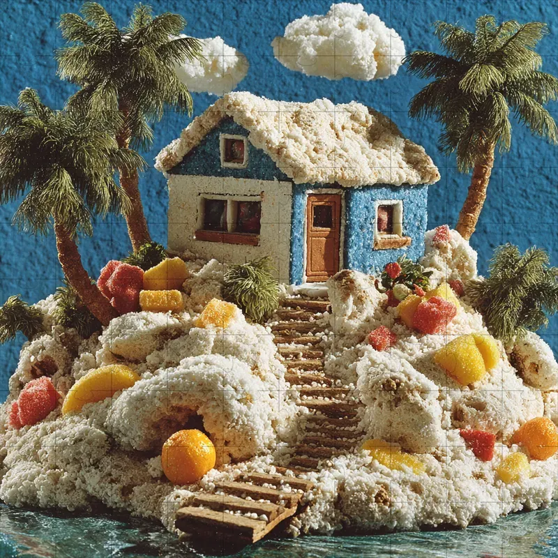Retro Cereal Diorama Pop Surrealism