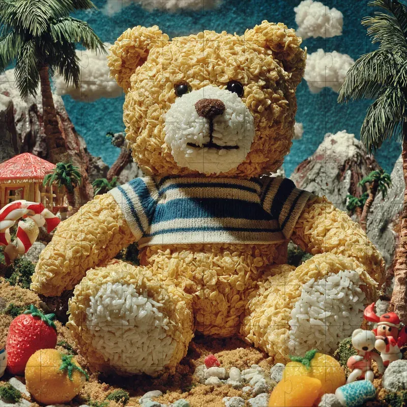 Retro Cereal Diorama Pop Surrealism