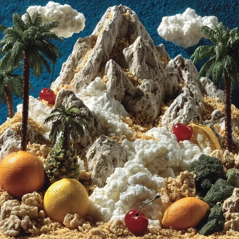 Retro Cereal Diorama Pop Surrealism