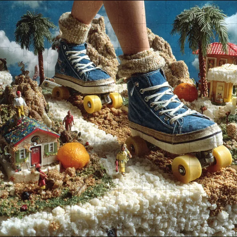 Retro Cereal Diorama Pop Surrealism