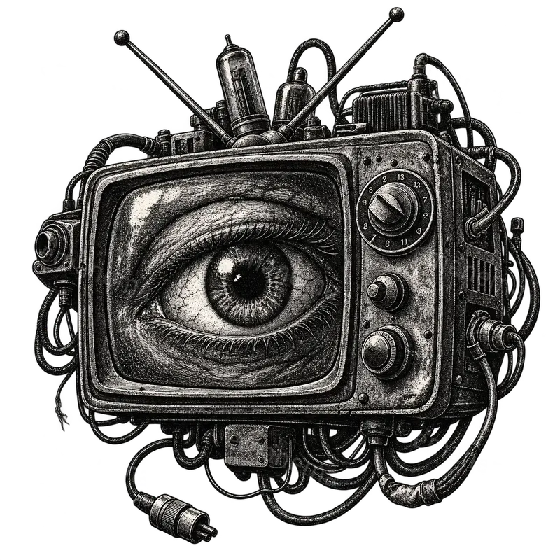 Antique Surreal Engraved Tshirt Art