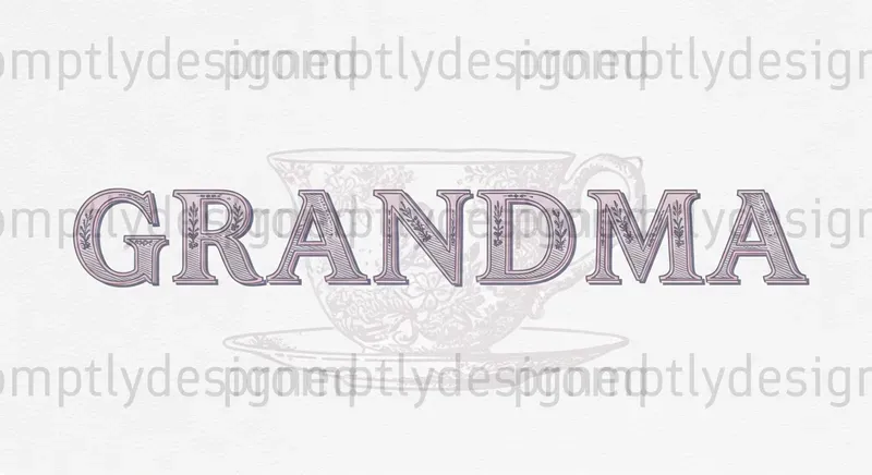 Toile Inspired Typography Prints