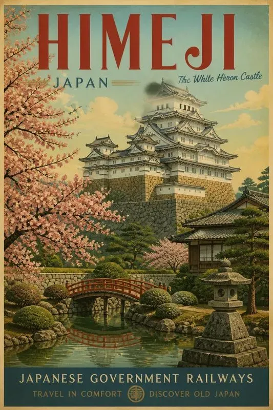 Vintage Castle Palace Poster Generator