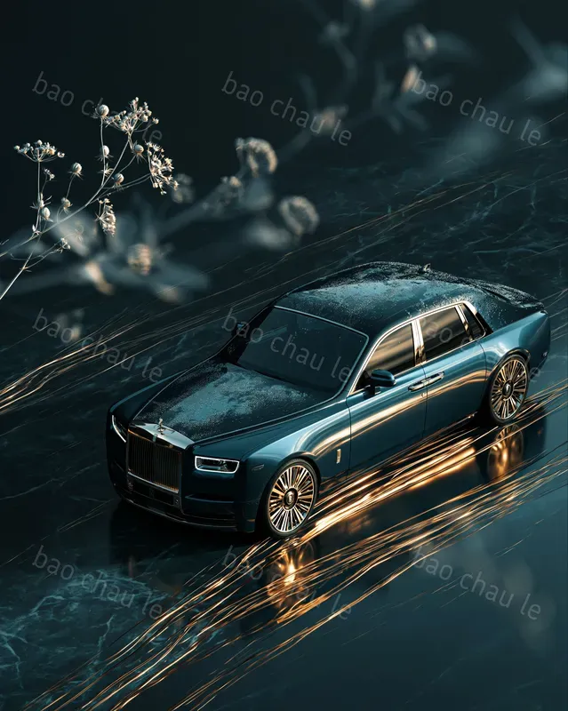Luxury Car Editorial Product Scenes