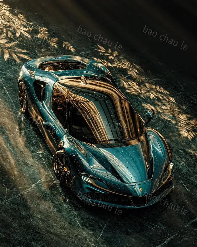 Luxury Car Editorial Product Scenes