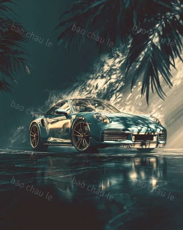 Luxury Car Editorial Product Scenes