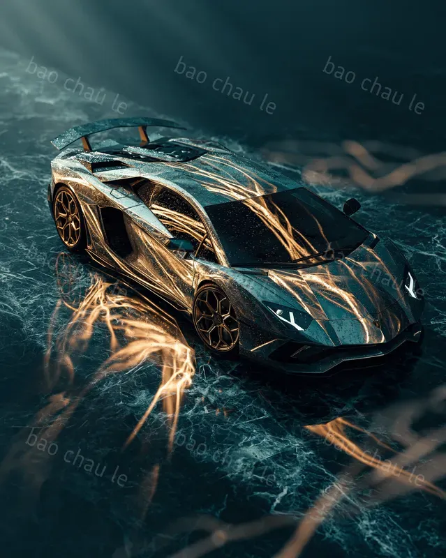 Luxury Car Editorial Product Scenes