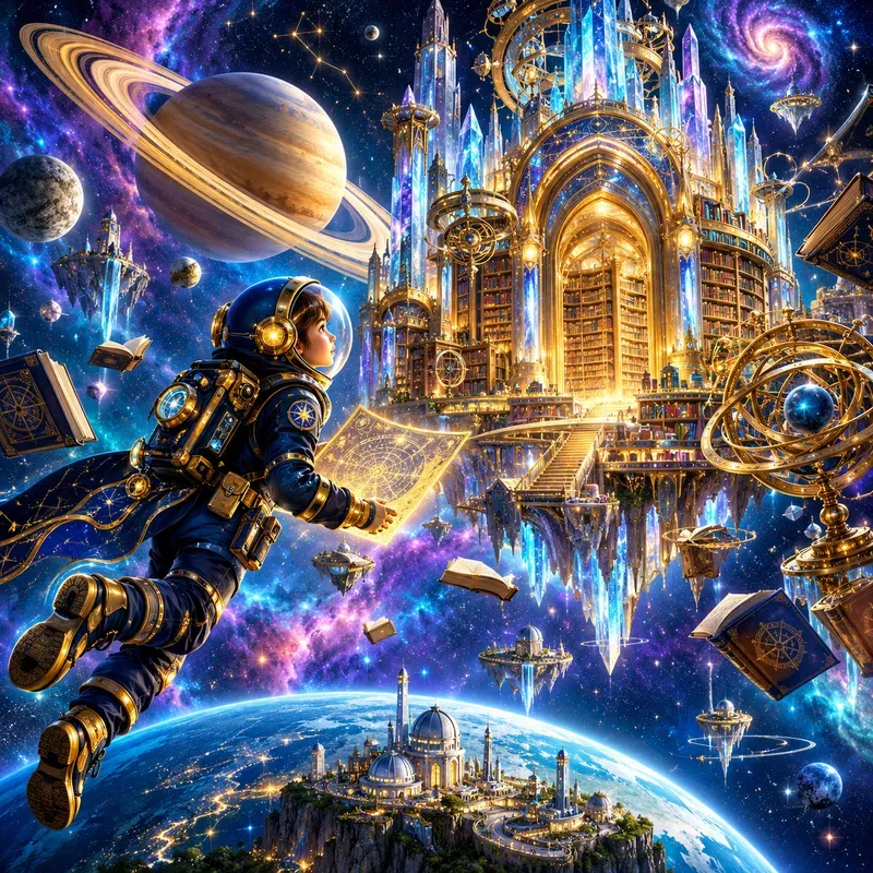 Science Adventure Fantasy Art
