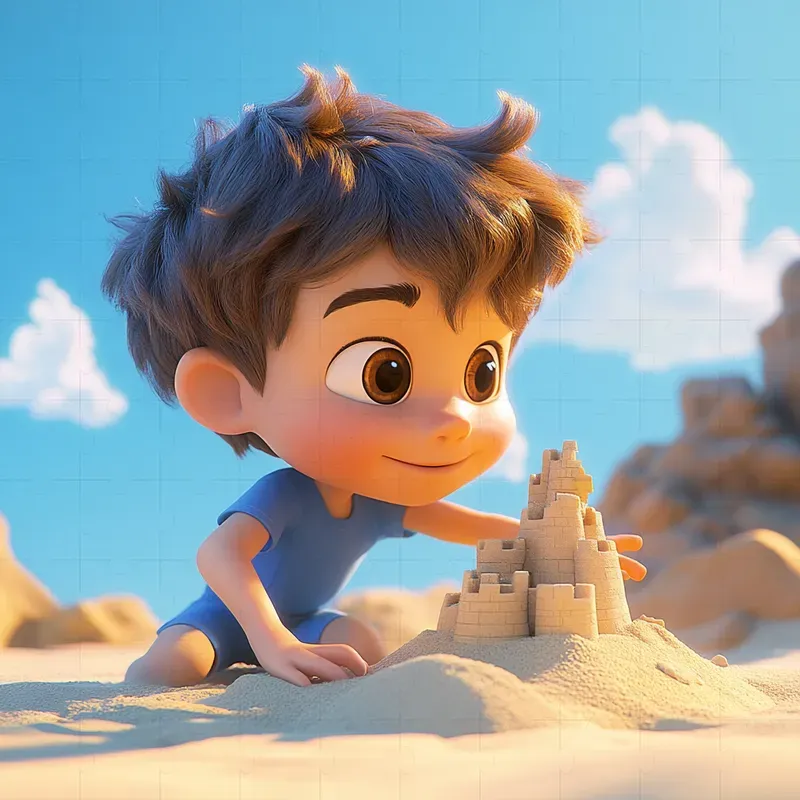 Pixarstyle 3D Character Illustrations