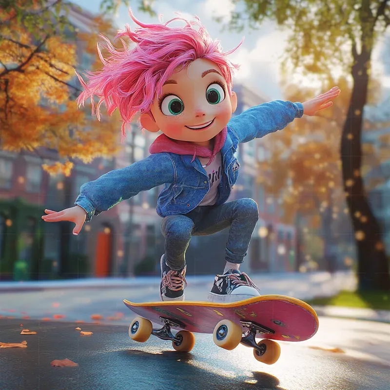 Pixarstyle 3D Character Illustrations