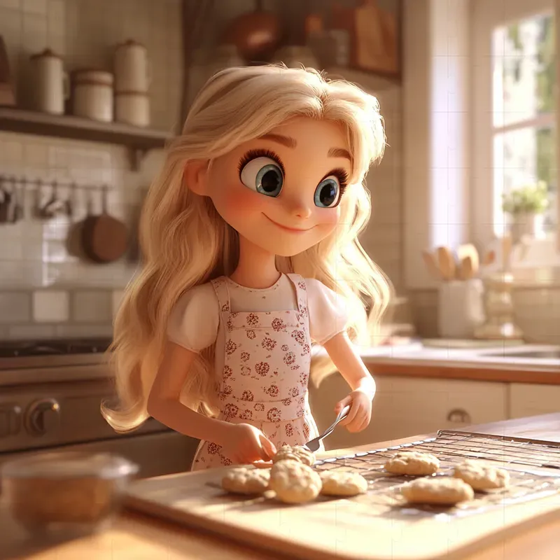 Pixarstyle 3D Character Illustrations