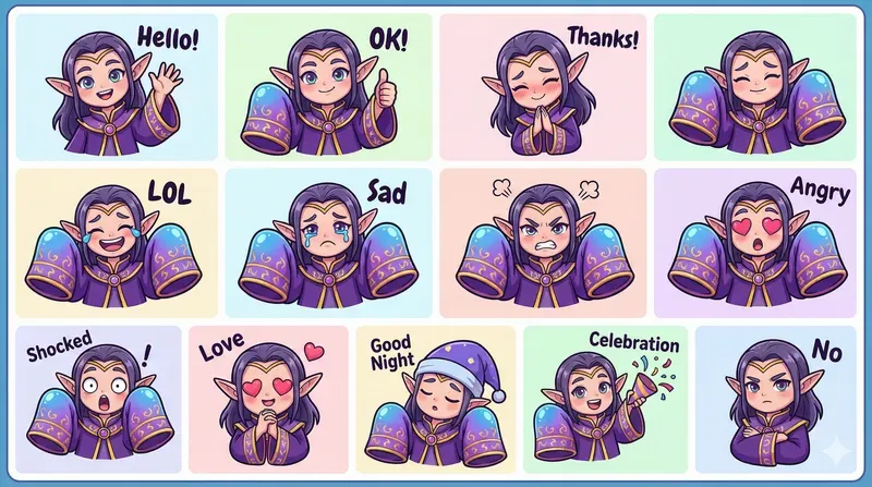 Line Chibi Sticker Packs Pro