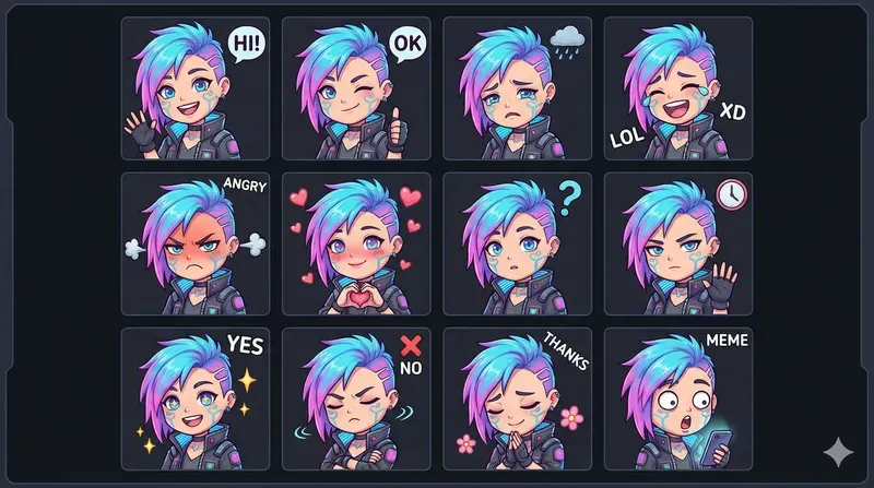 Line Chibi Sticker Packs Pro