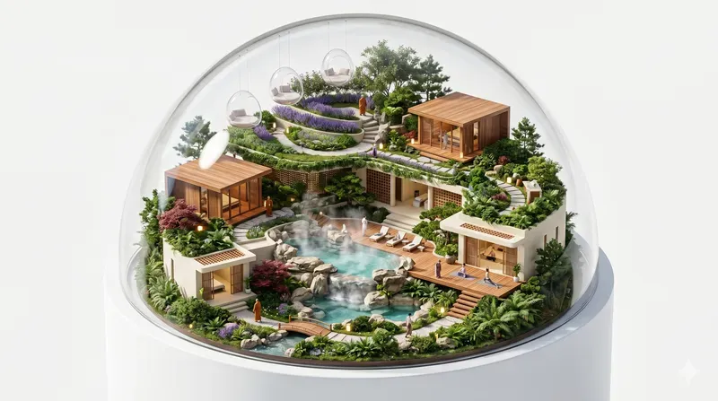 Biophilic Isometric Microworlds
