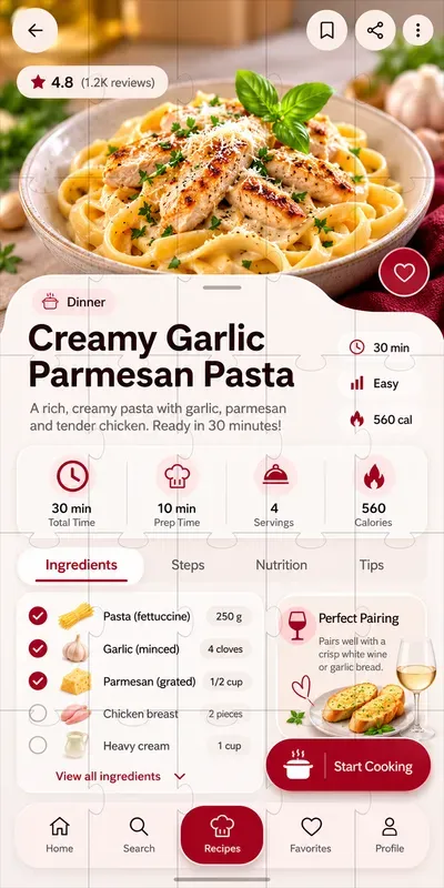 Material You Mobile UI Screen Designs