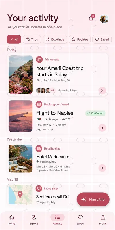 Material You Mobile UI Screen Designs