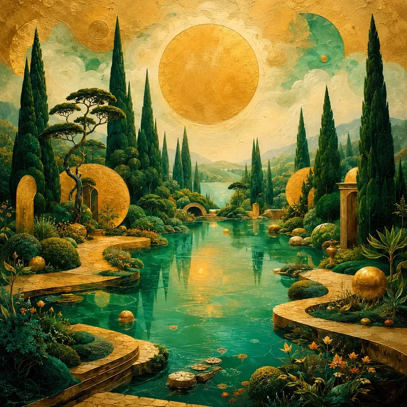 Dreamscape Botanical Realms Surreal