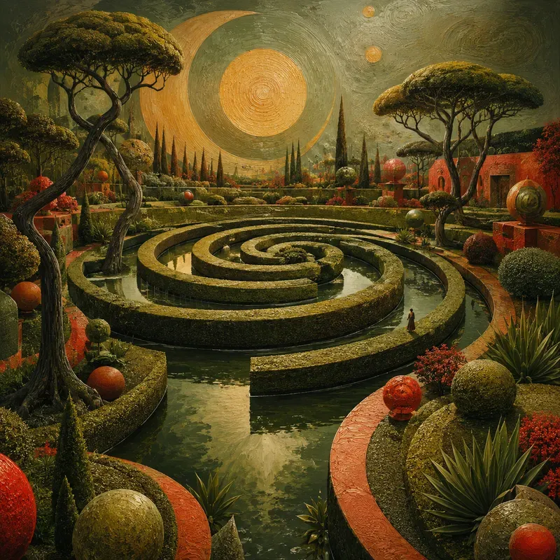Dreamscape Botanical Realms Surreal