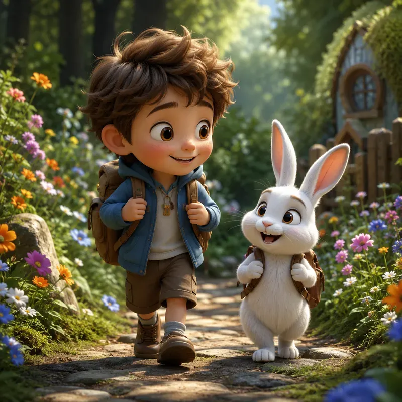 Whimsical 3D Storybook Adventures