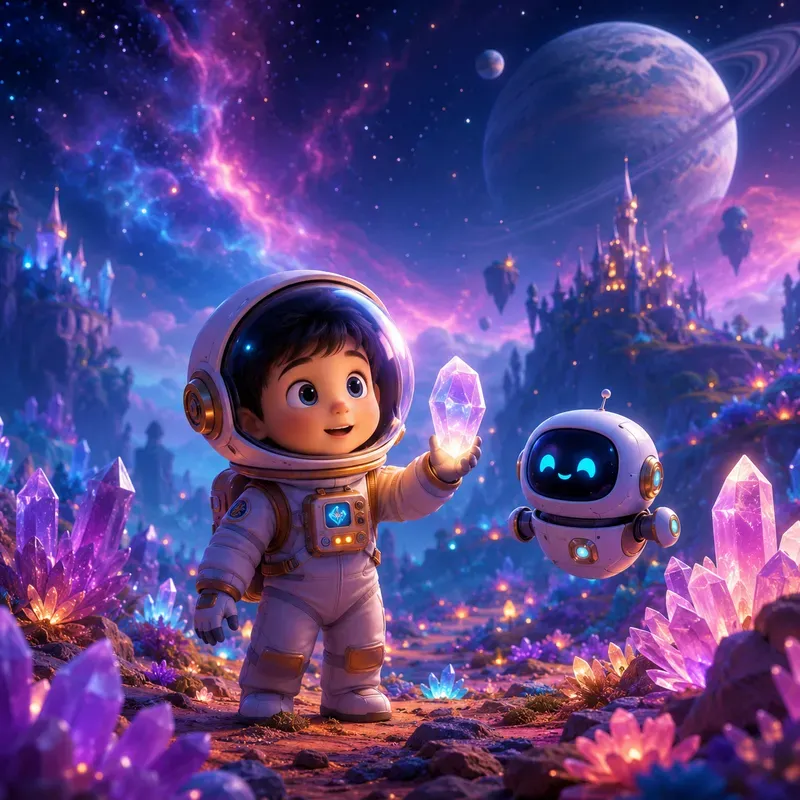 Whimsical 3D Storybook Adventures