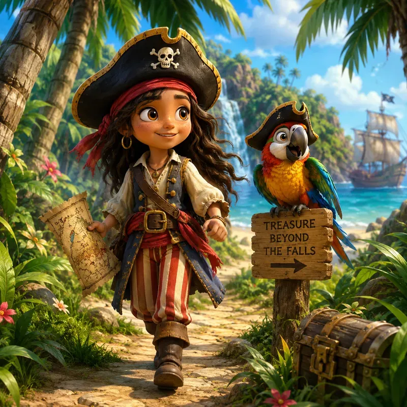 Whimsical 3D Storybook Adventures