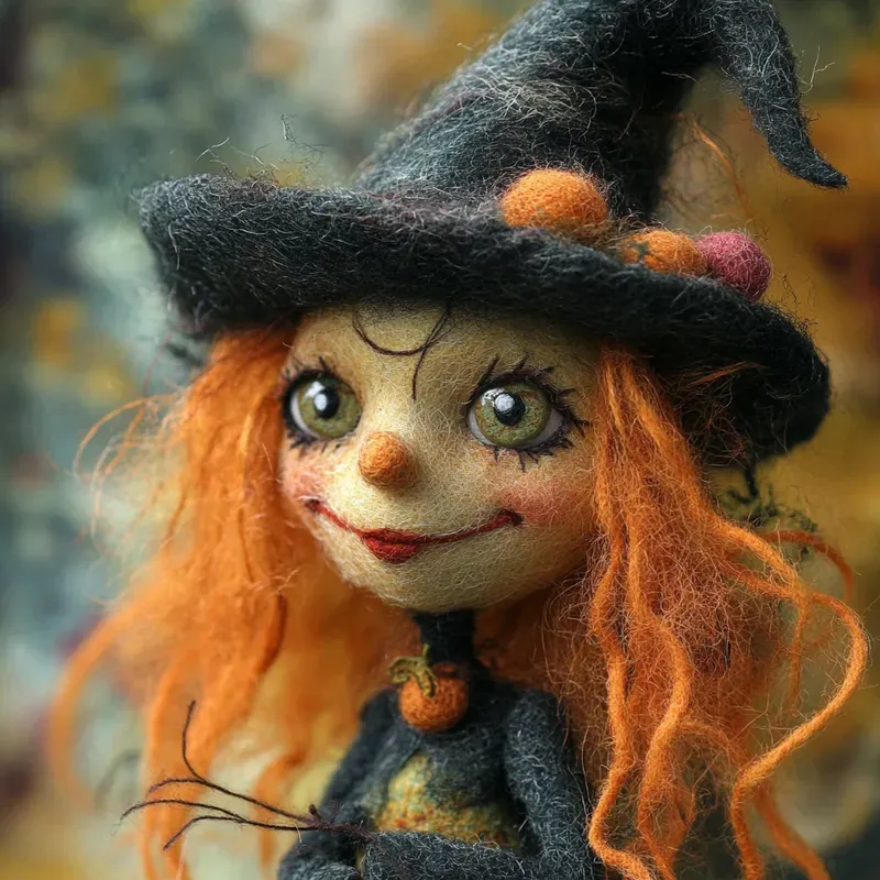 Needle Felt And Cotton Wool Art