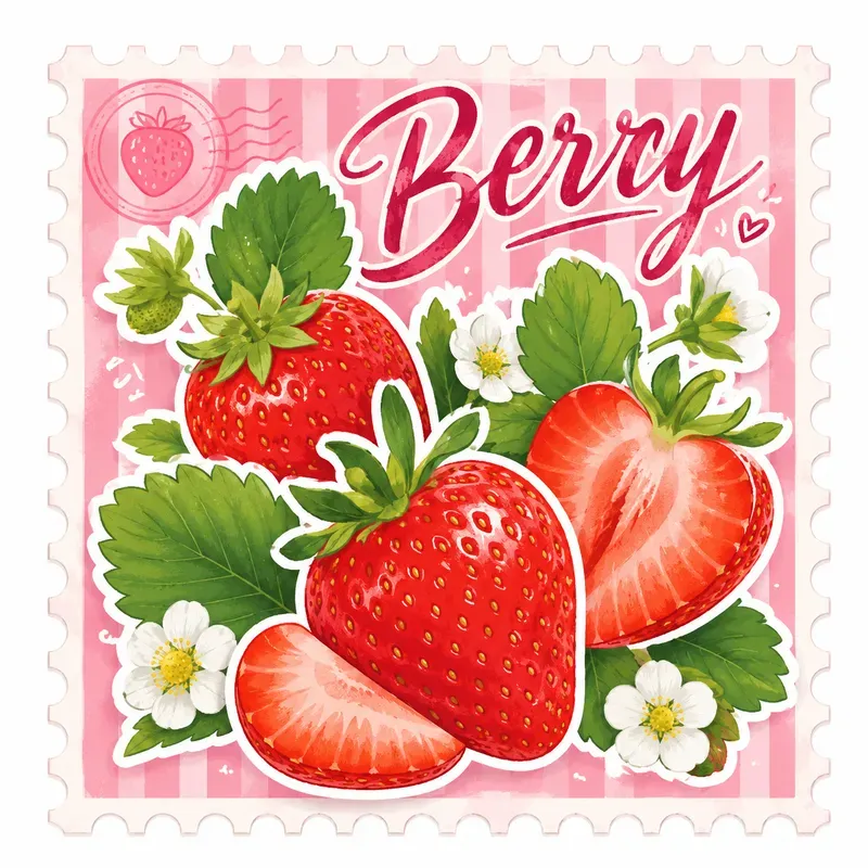 Vintage Fruit Stamp Collections