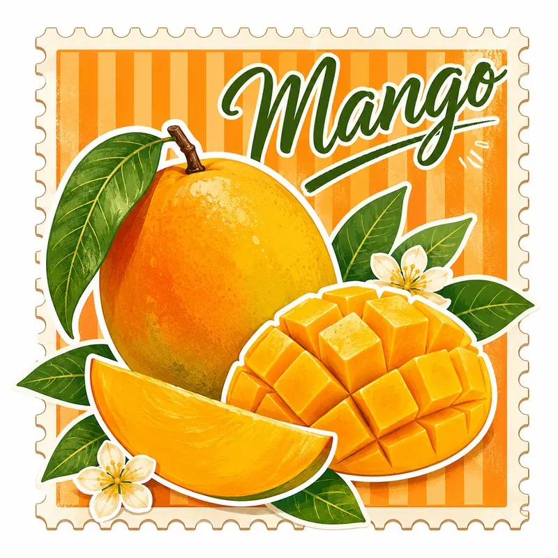 Vintage Fruit Stamp Collections