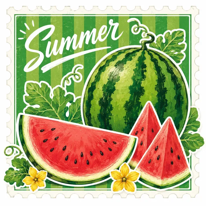 Vintage Fruit Stamp Collections
