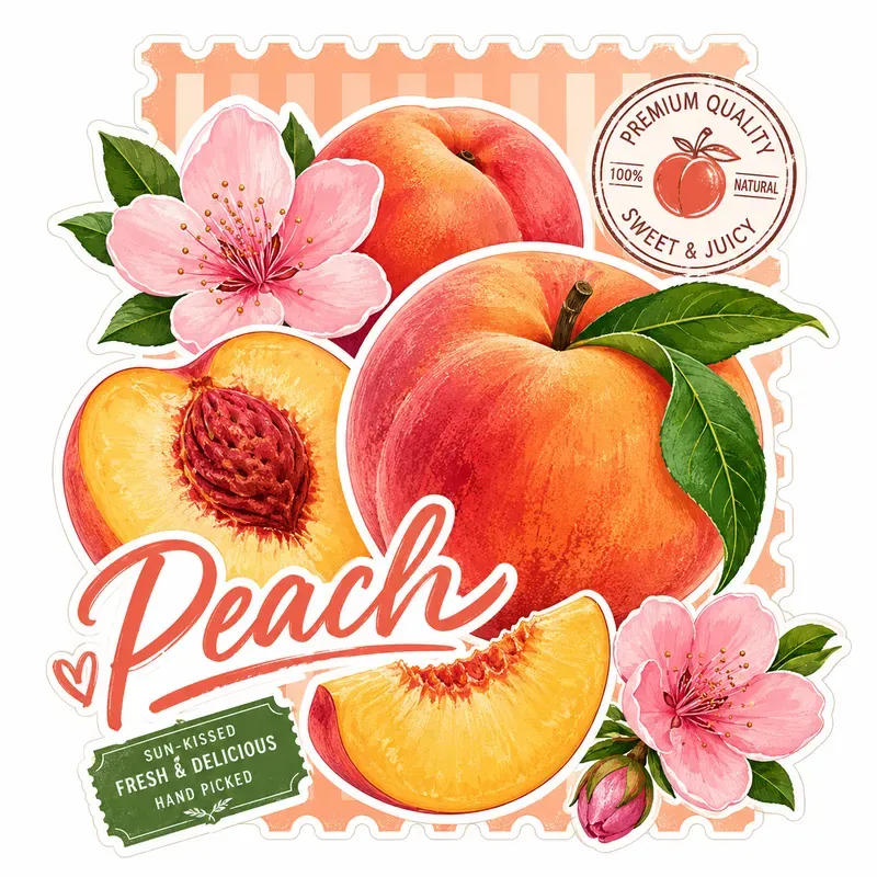 Vintage Fruit Stamp Collections