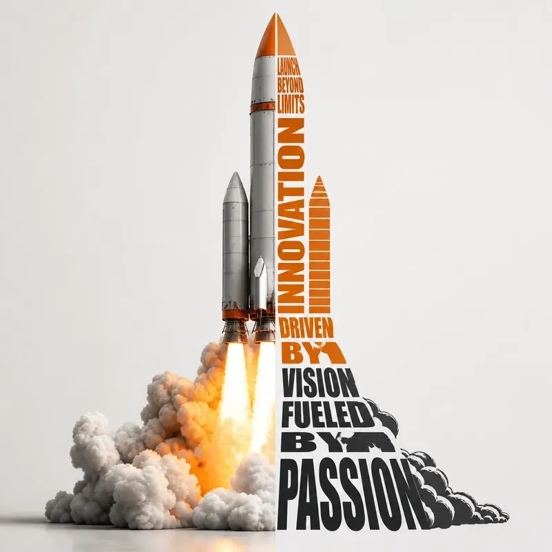 Split Object Typography Designs