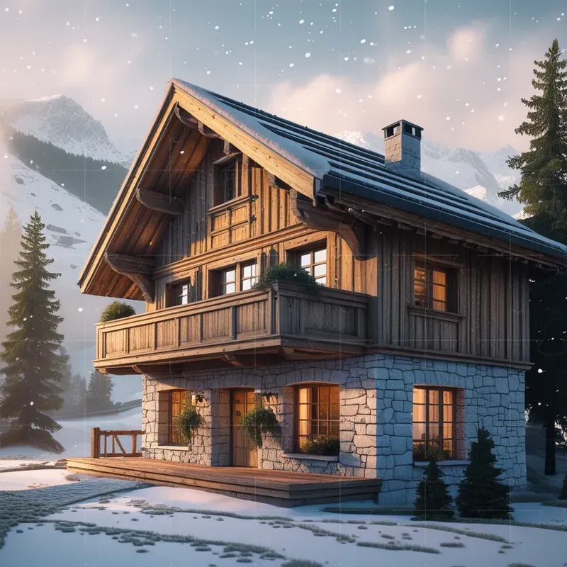 Hyper Realistic Cultural House Exteriors
