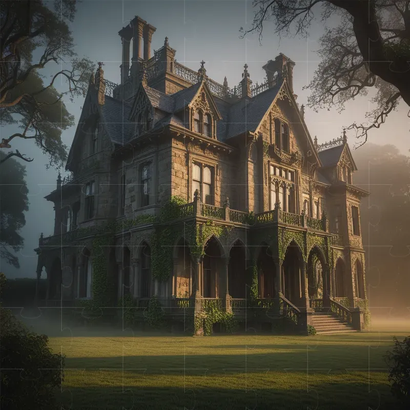 Hyper Realistic Cultural House Exteriors