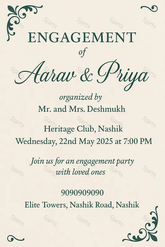 Elegant Event Invite Templates