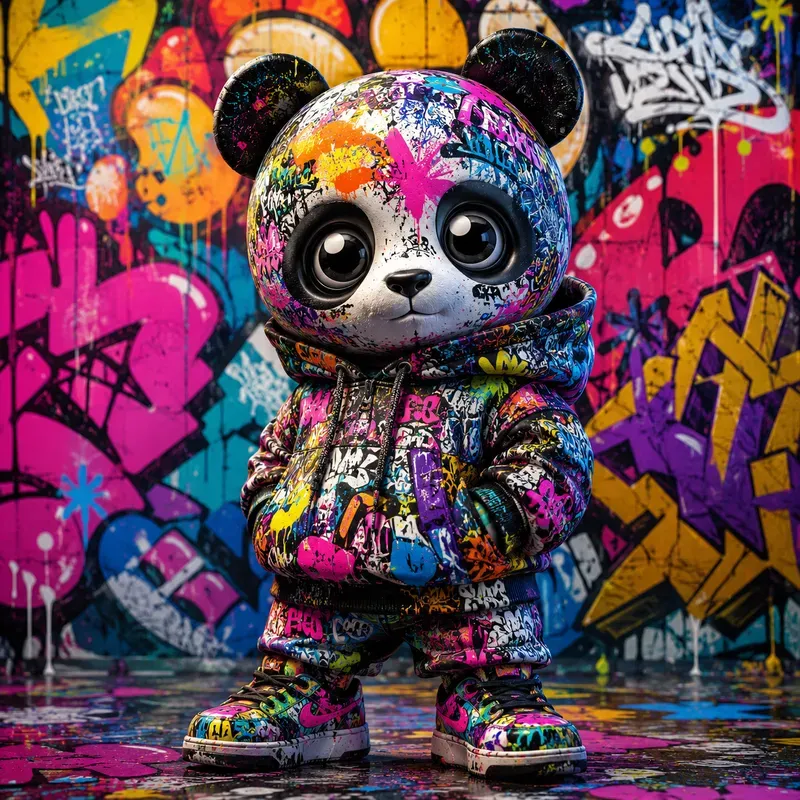Urban Graffiti Vinyl Creature Master Art