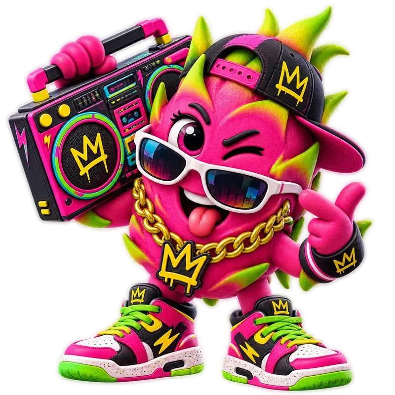Vibrant Urban 3D Clay Pop Art Stickers