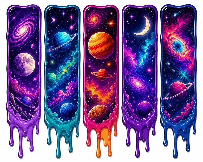 Neon Drip Panel Sticker Generator