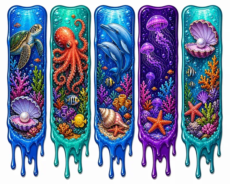 Neon Drip Panel Sticker Generator