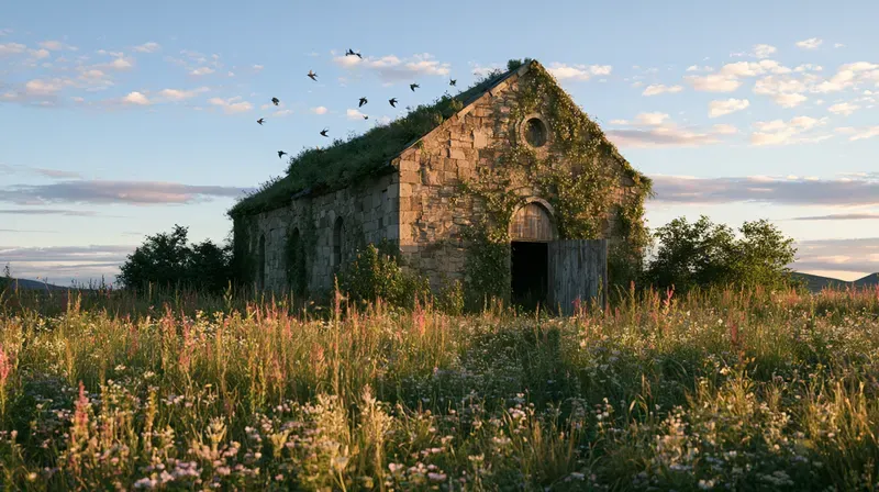 Abandoned Churches Art Generator