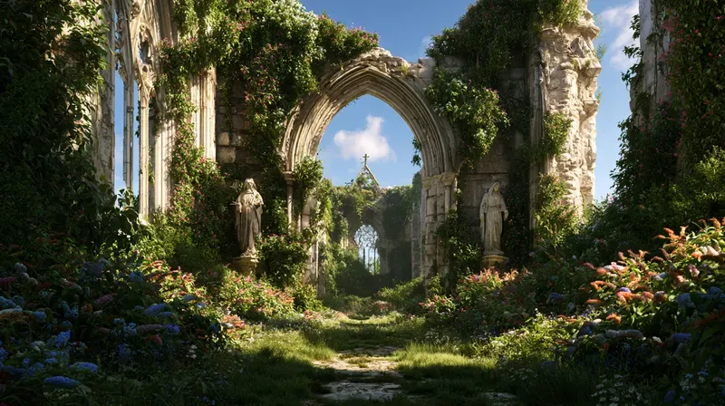 Abandoned Churches Art Generator