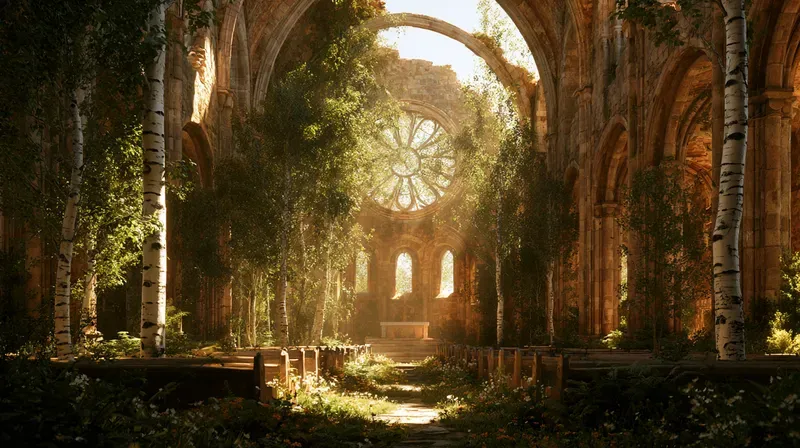 Abandoned Churches Art Generator