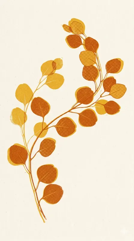 Risograph Botanical Prints