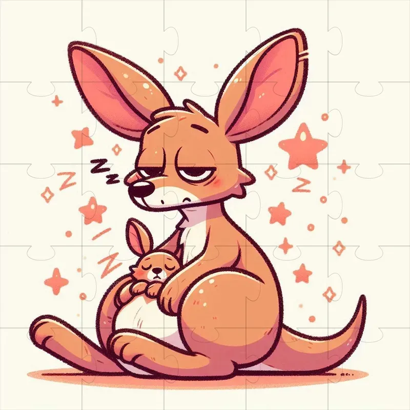 Sleepy Cartoon Cartoon Animals