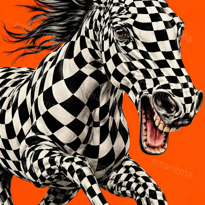 Distorted And Warped Checkerboard Images