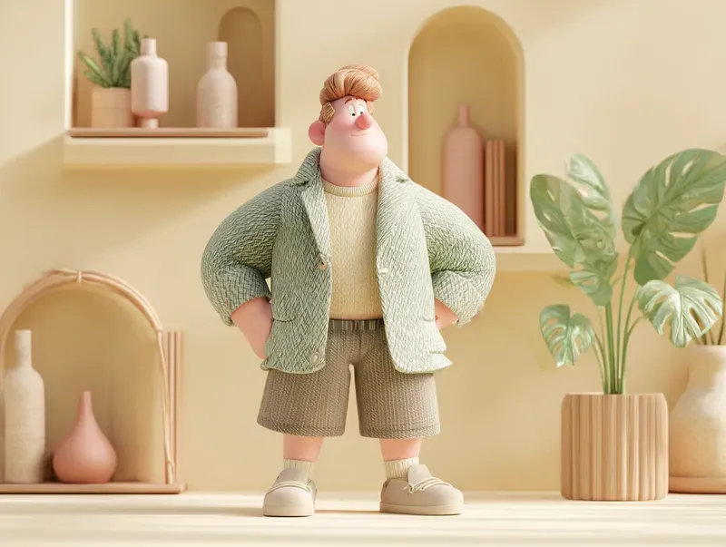 Pastel 3D Characters